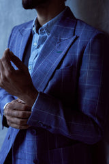 Limited Edition Blue Check DB jacket