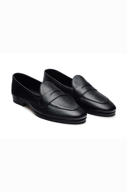 Belgian Loafers With Penny Saddle