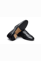 Belgian Loafers With Penny Saddle