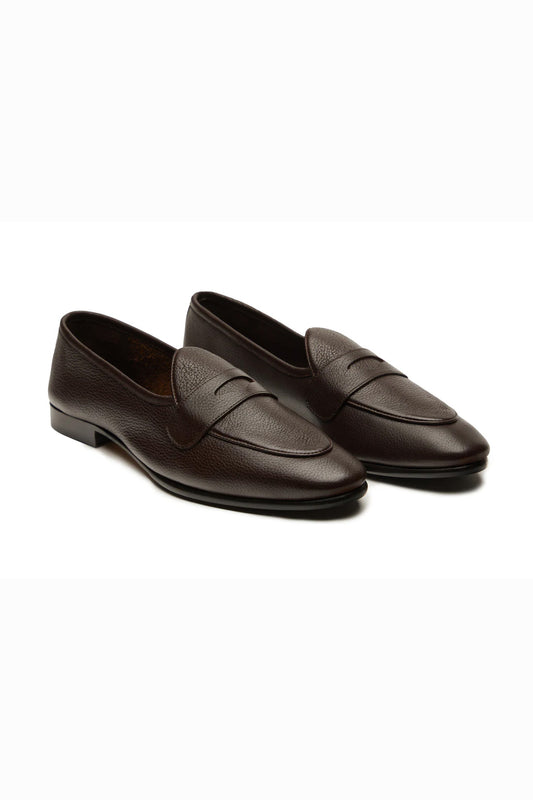 Belgian Loafers With Penny Saddle