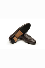 Belgian Loafers With Penny Saddle
