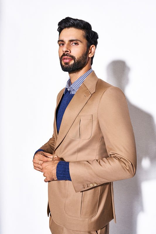 Beige Suit