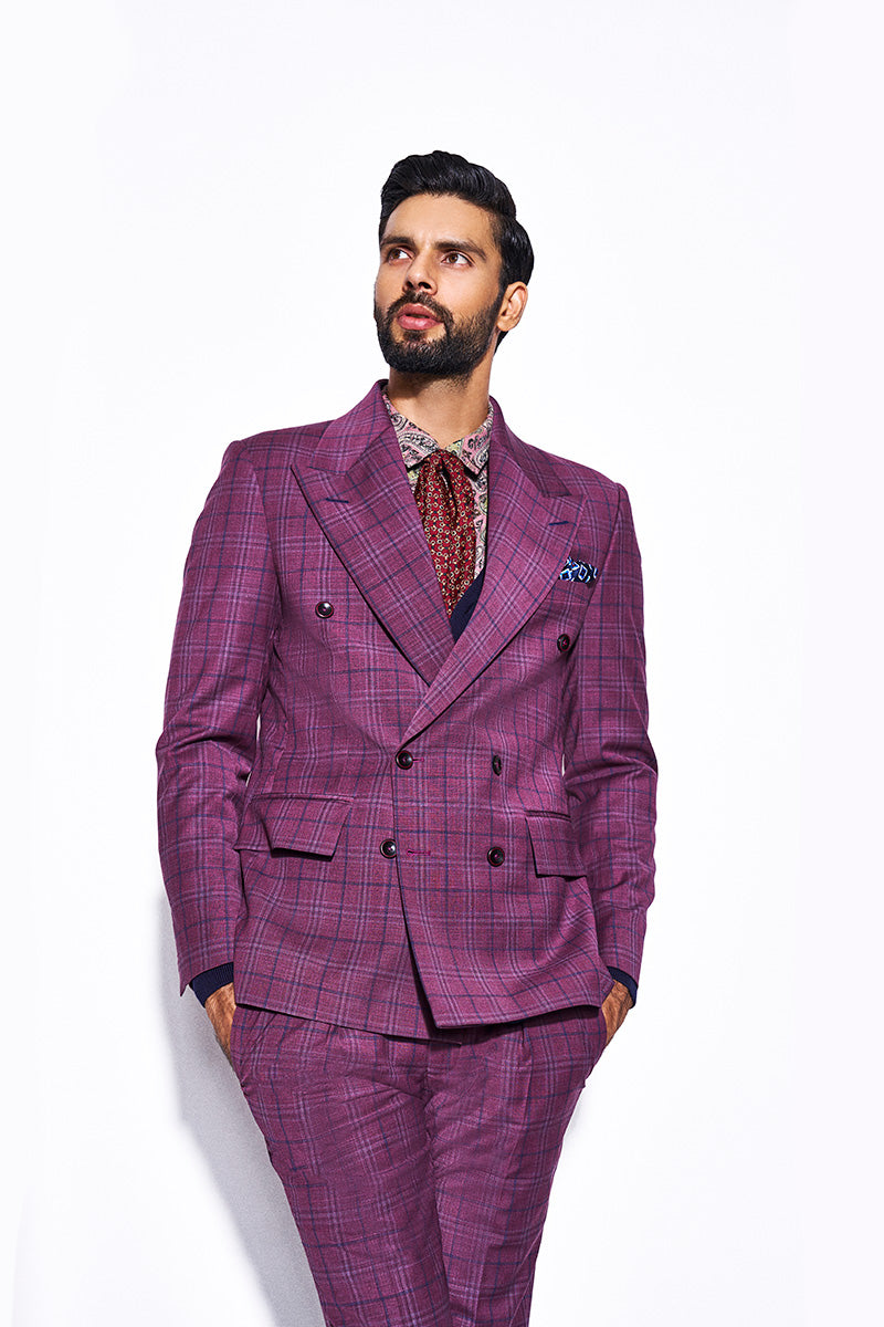 Havana Check Suit